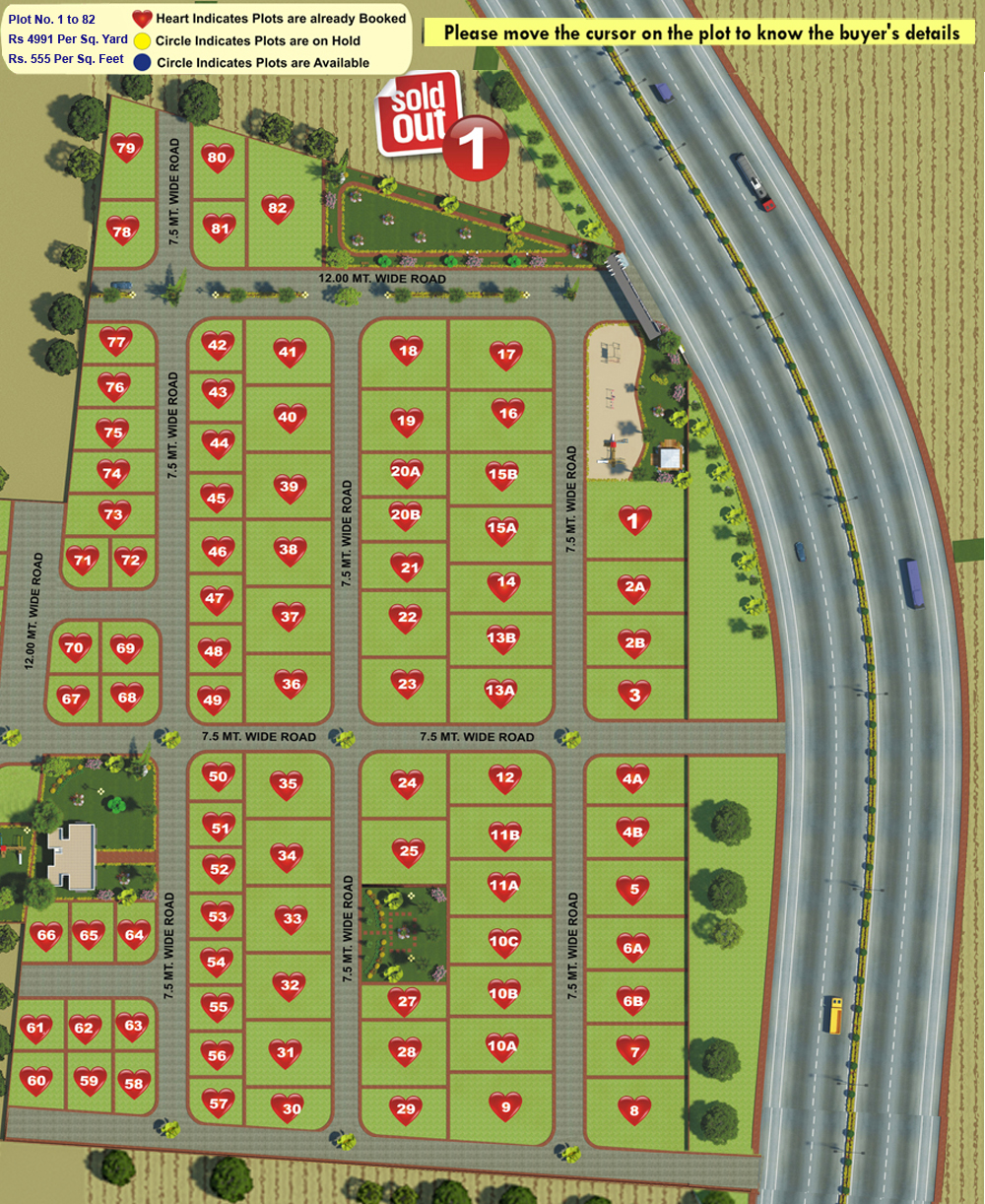 Layout Plan Dholera Metro City-1