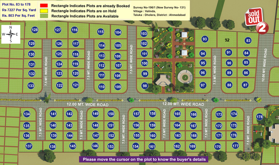 Layout Plan Dholera Metro City-2