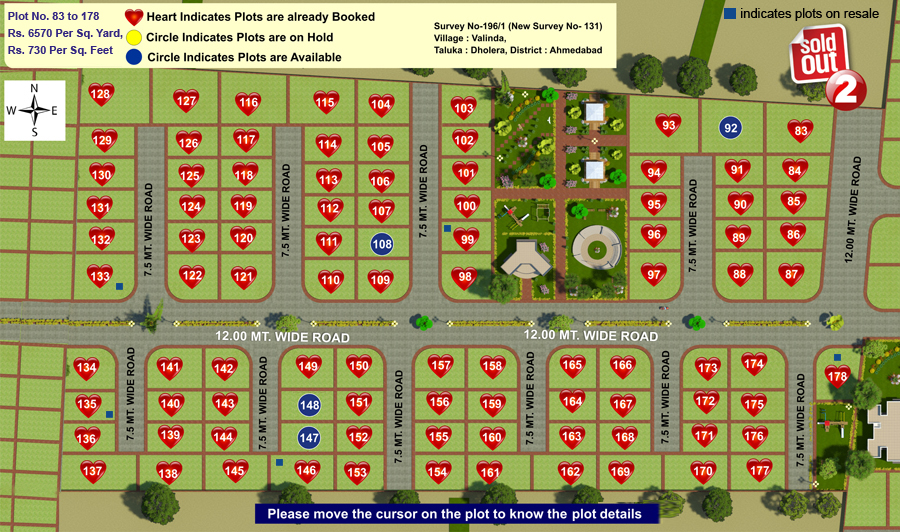 Layout Plan Dholera Metro City-2