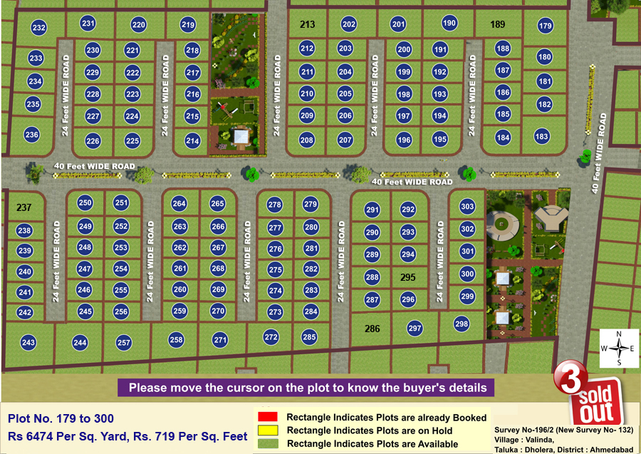 Layout Plan Dholera Metro City-3