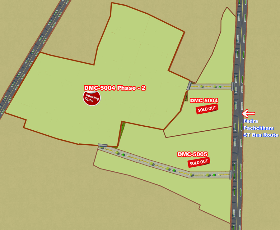 Best Residential Plotting Schemes at Dholera SIR in DMIC corridor Dholera Metro City-5004-Phase-2