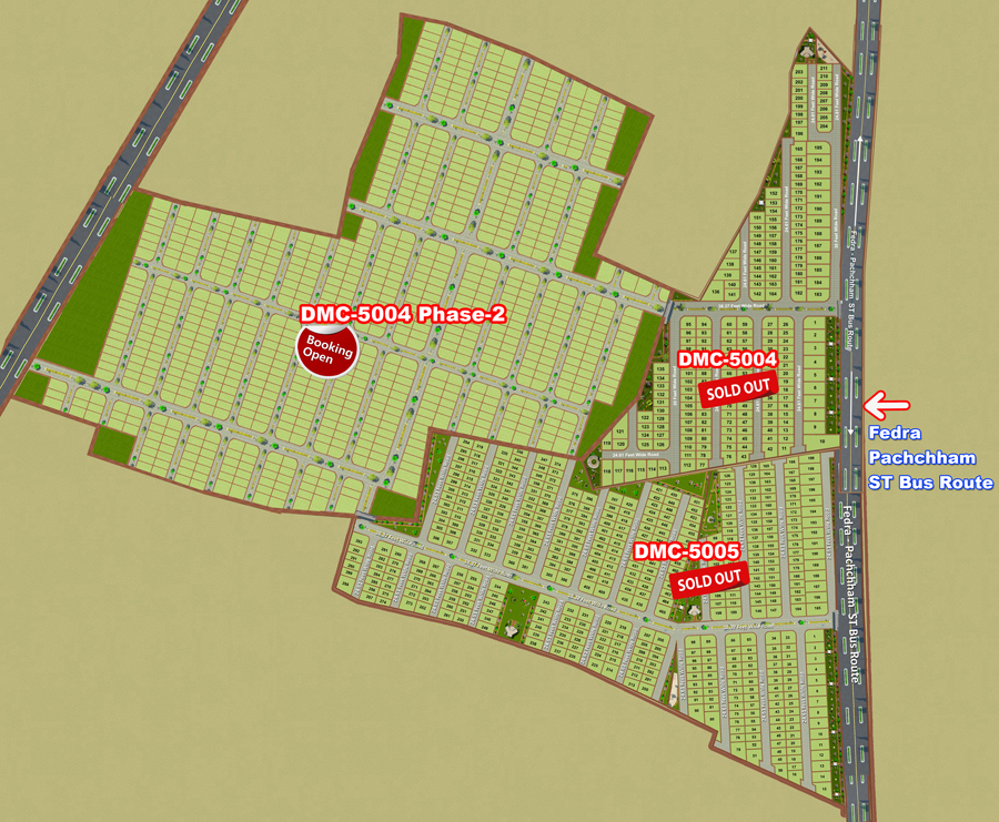 Best Residential Plotting Schemes at Dholera SIR in DMIC corridor Dholera Metro City-5004-Phase-2