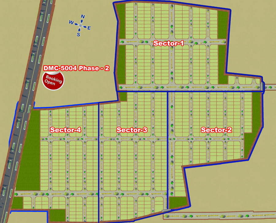 Best Residential Plotting Schemes at Dholera SIR in DMIC corridor Dholera Metro City-5004-Phase-2