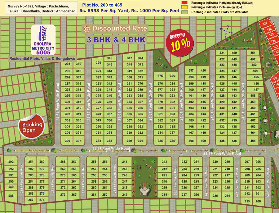 Layout Plan Dholera Metro City-5005