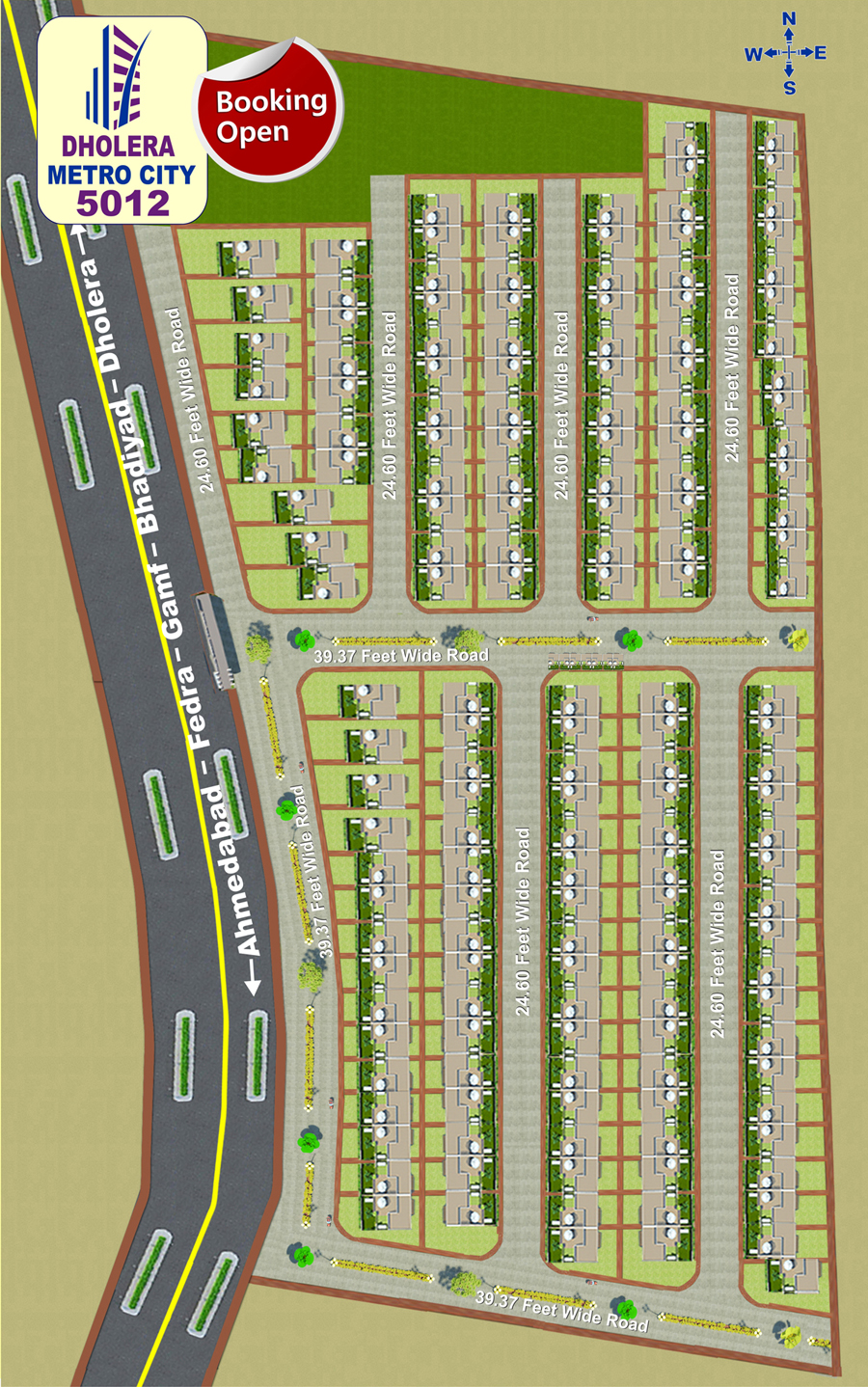 Best Residential Plotting Schemes at Dholera SIR in DMIC corridor Dholera Metro City-5011