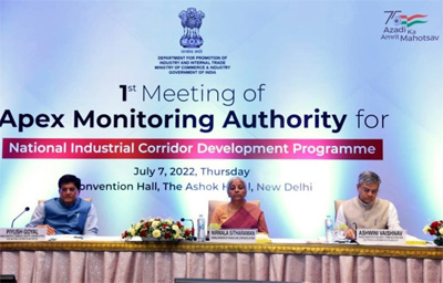 CM-shows-Dholera-SIR-progress-in-National-Industrial-Corridor-Meeting
