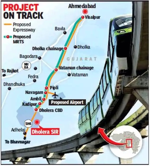 Ahmedabad-Dholera SIR monorail gets green signal