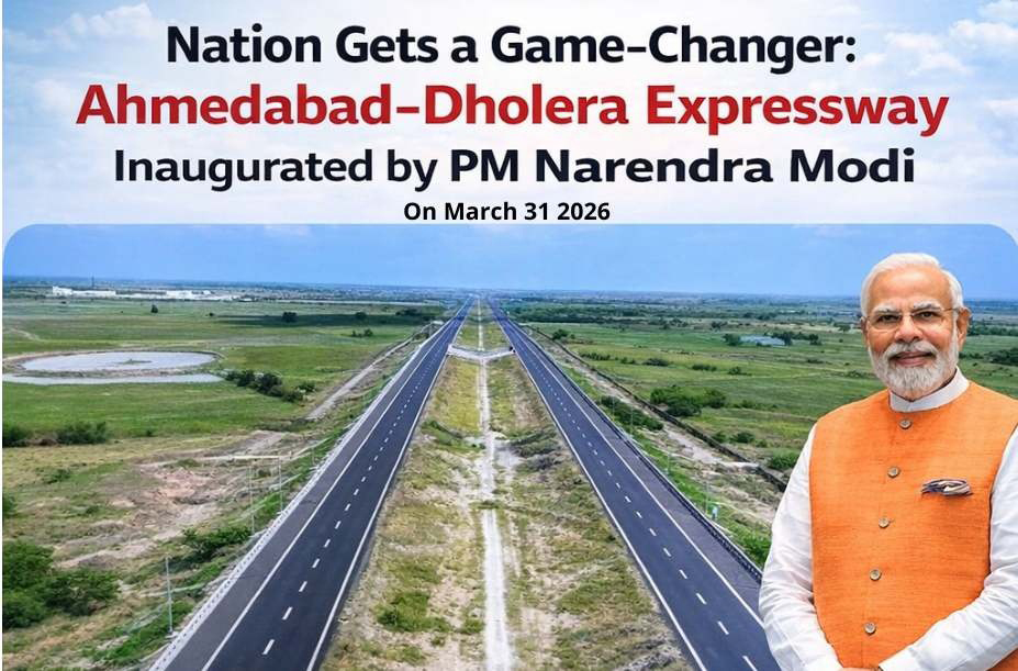 PM Modi Inaugurates Ahmedabad–Dholera Expressway