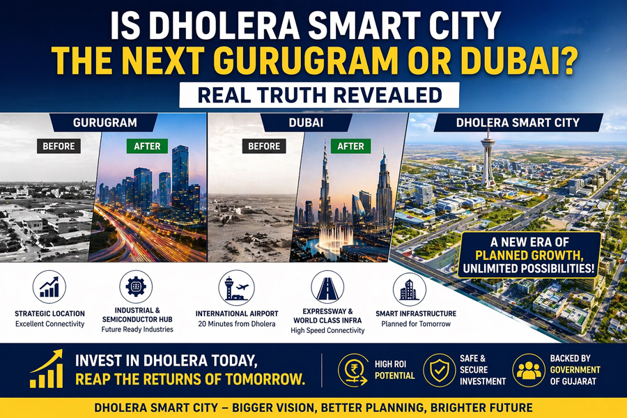 Dholera Smart City the Next Gurugram or Dubai ? Real Truth Revealed