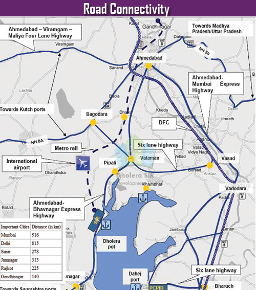 Road Connectivity - Dholera SIR